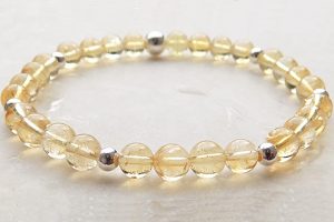 Citrine healing crystal bracelet