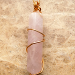 Rose Quartz pendant - was £44.99